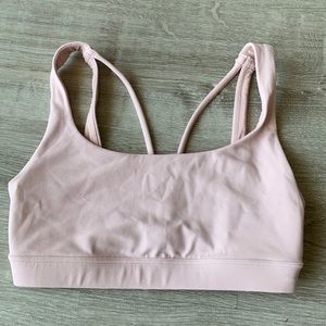 Light pink Athleta sports bra